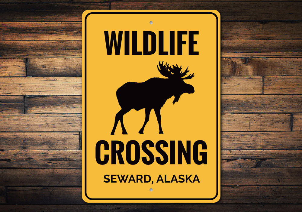 Wildlife Crossing Sign