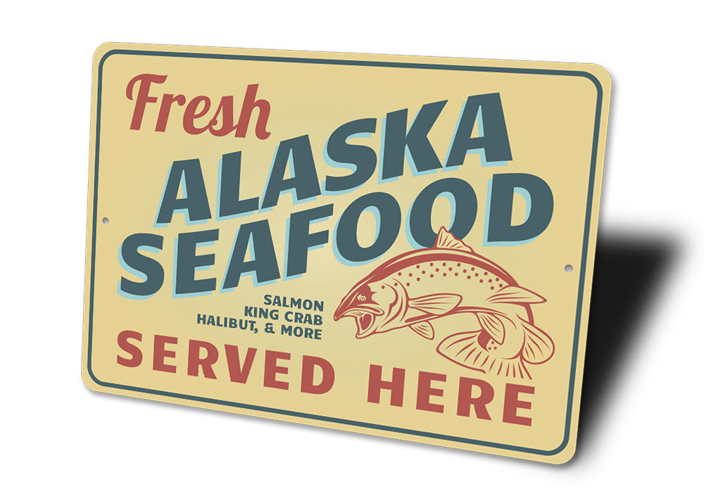 Alaska Seafood Sign
