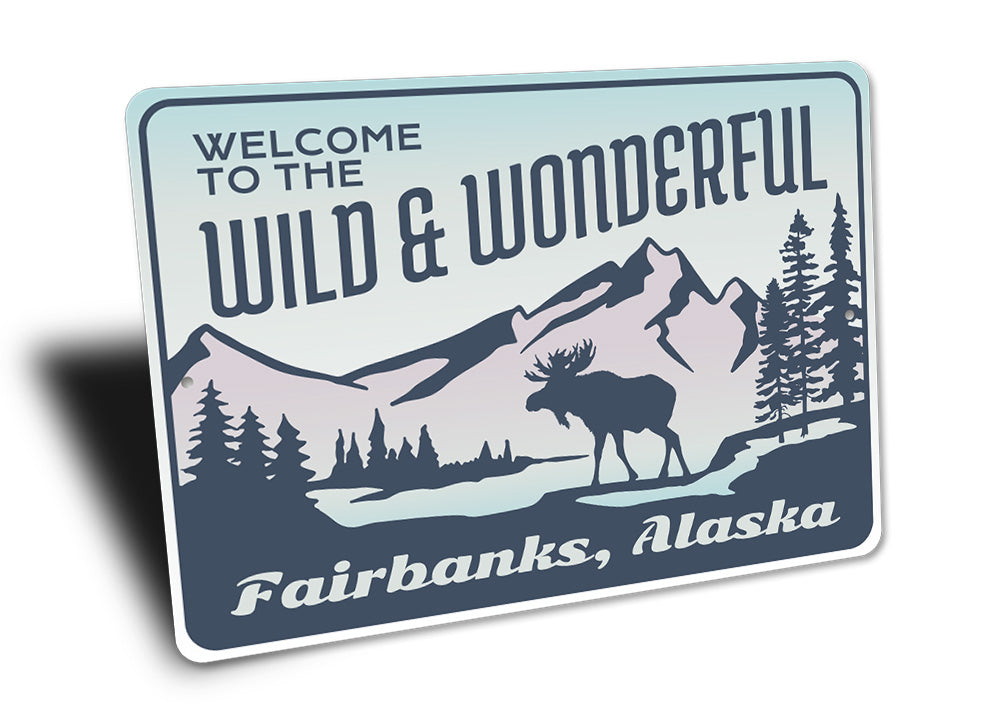 Wild and Wonderful Alaska Sign