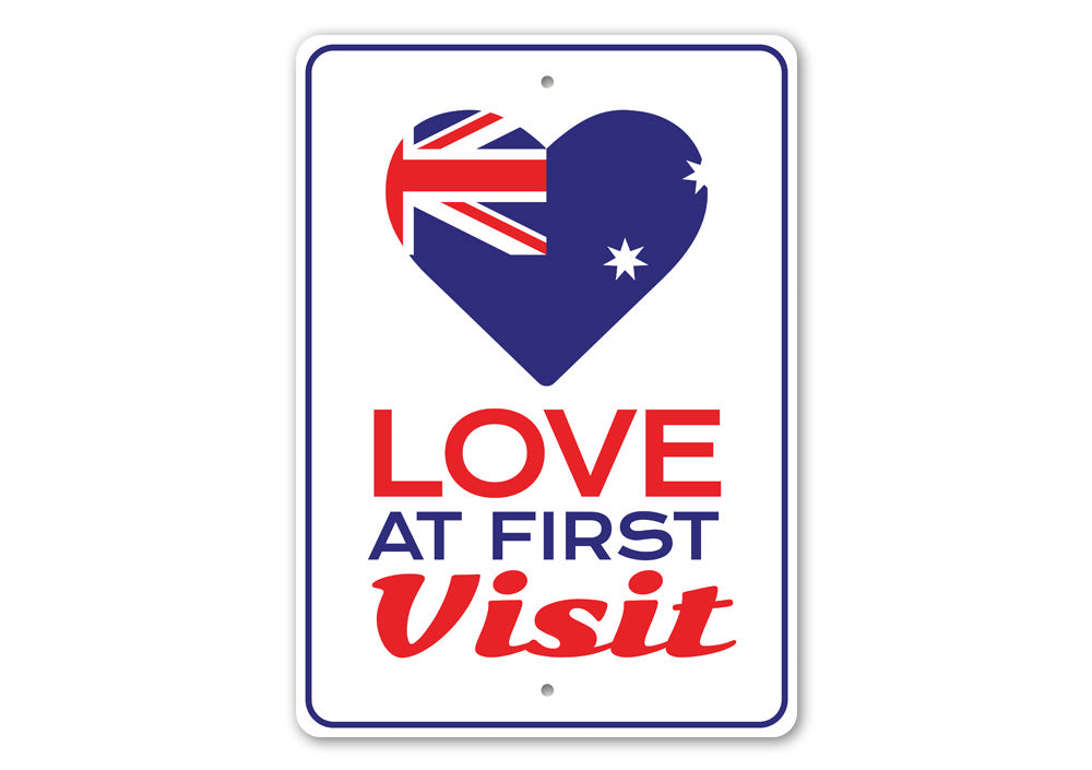 Love at First Visit Sign