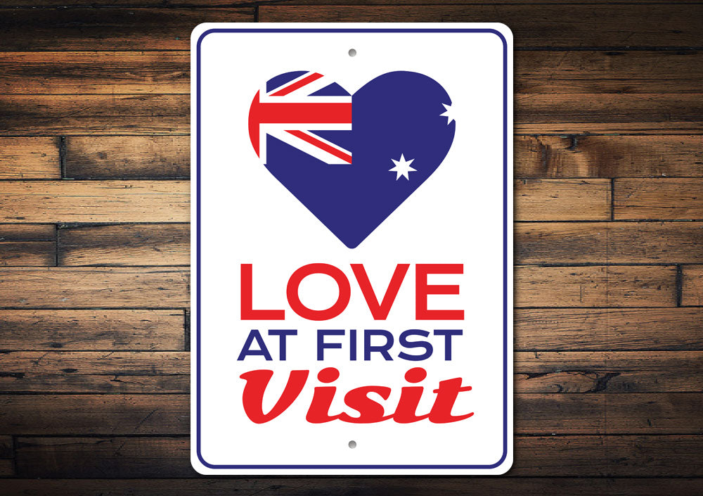Love at First Visit Sign
