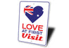 Love at First Visit Sign