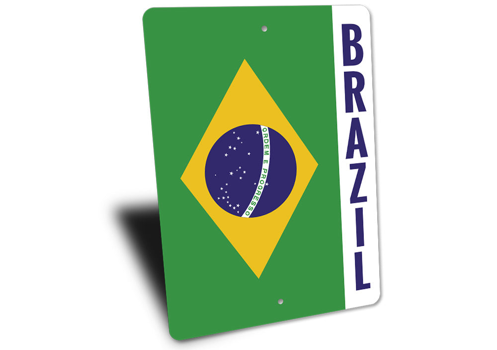 Brazil Flag Sign