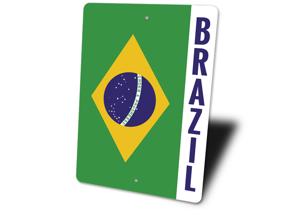 Brazil Flag Sign