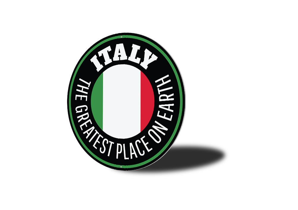 Italy Circle Sign