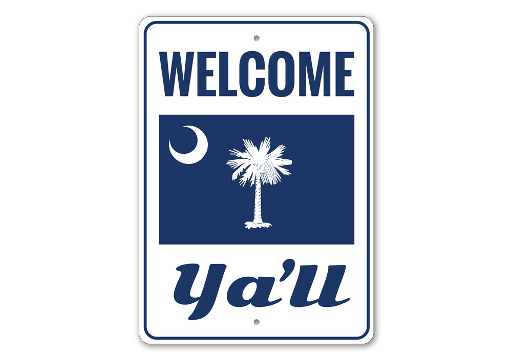 South Carolina Welcome Sign