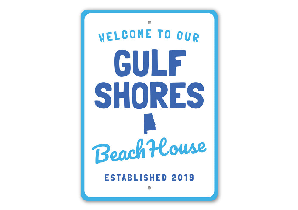 Gulf Shores Beach House Sign