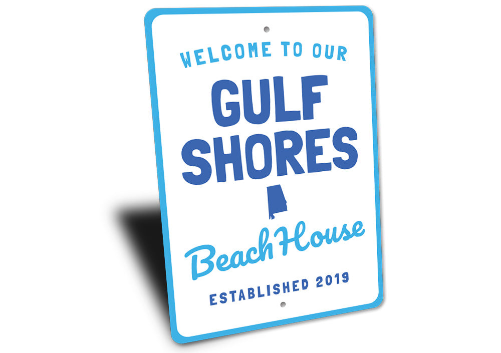 Gulf Shores Beach House Sign