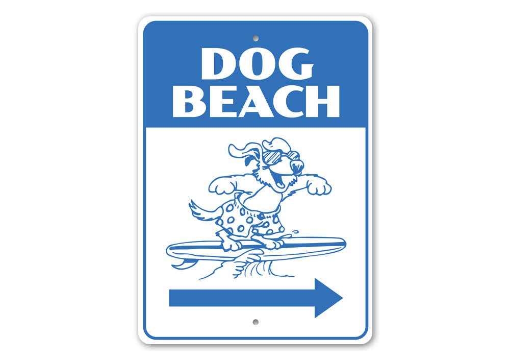 Dog Beach Sign