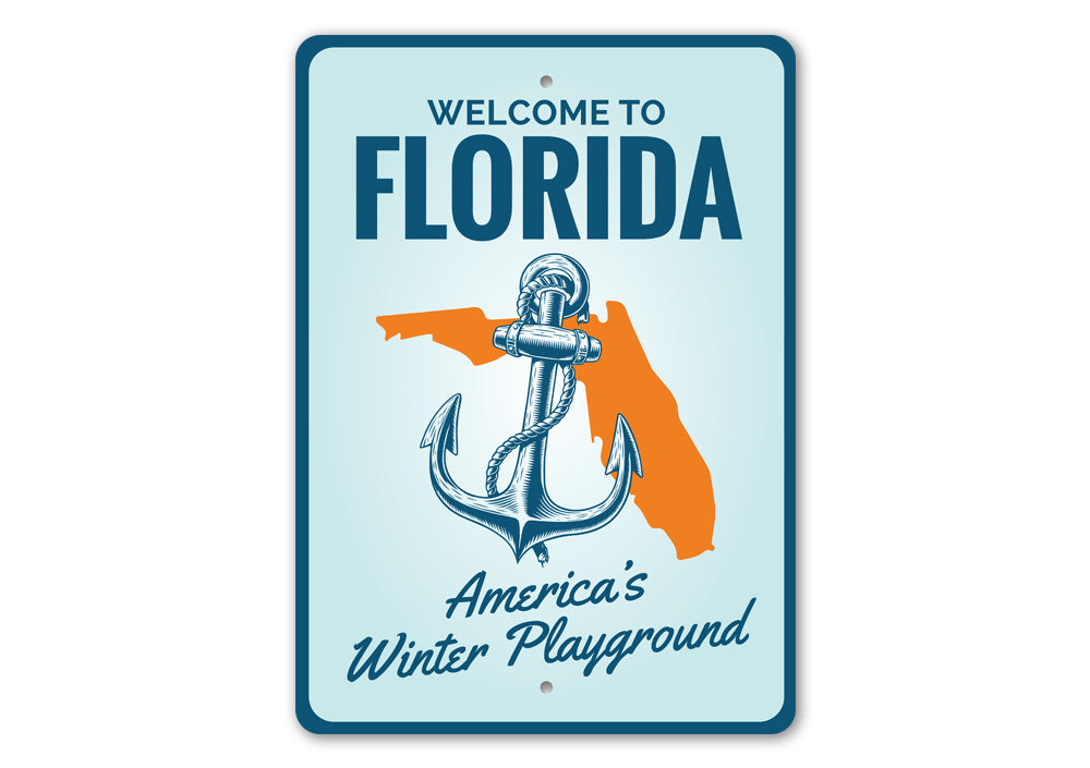 Florida Welcome Sign