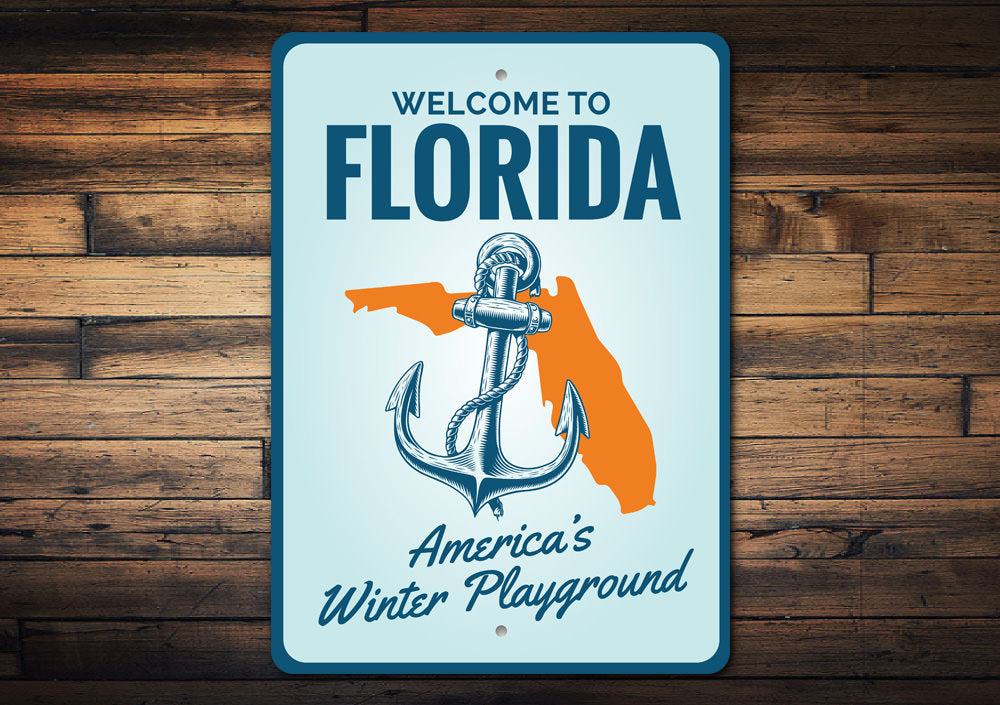 Florida Welcome Sign