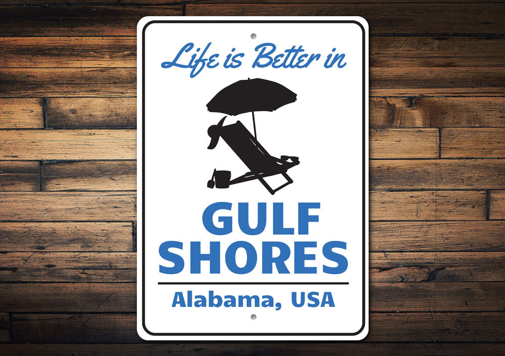 Gulf Shores Alabama Sign