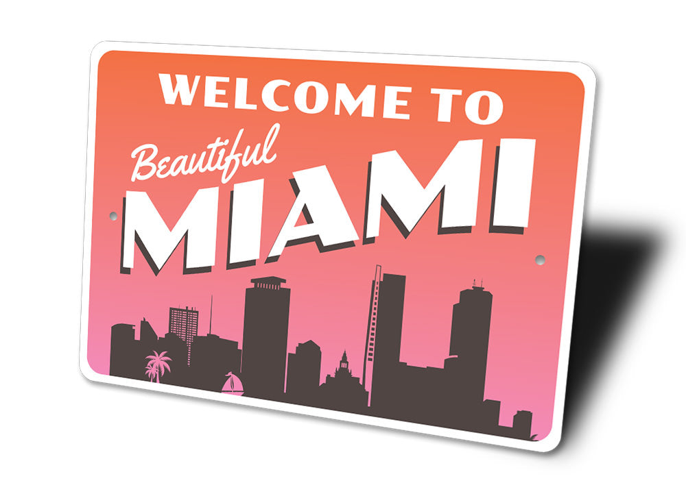 Beautiful Miami Sign
