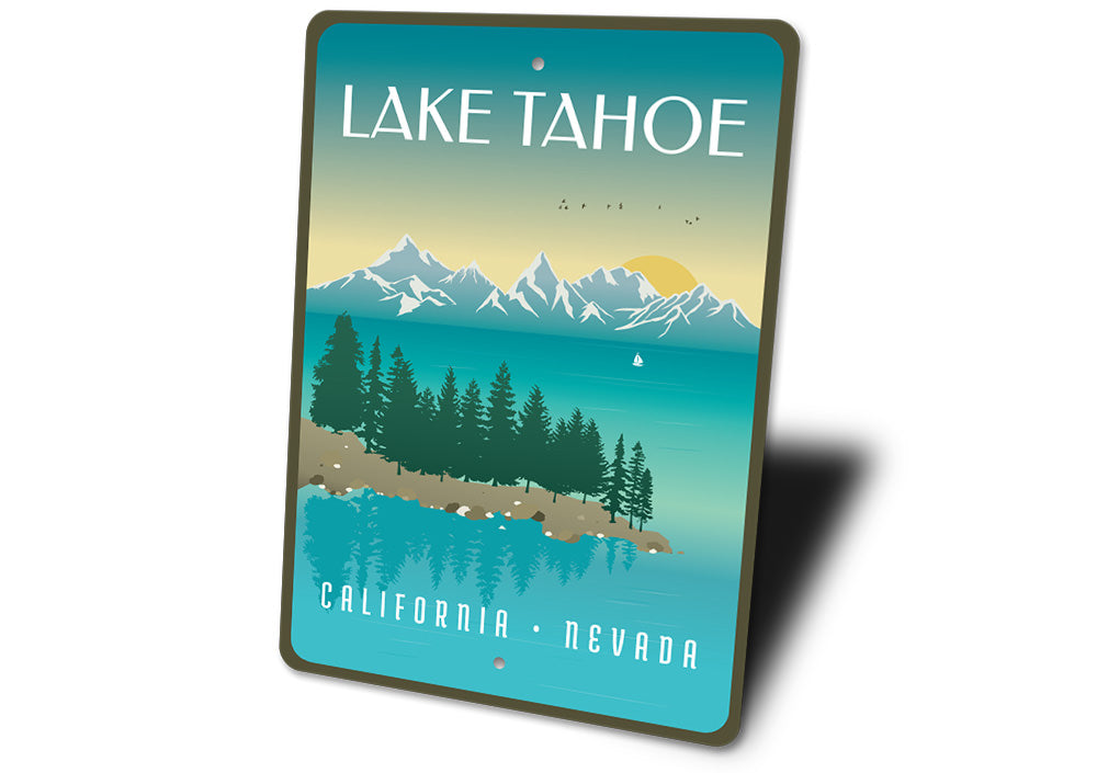 Lake Tahoe Lakehouse Sign