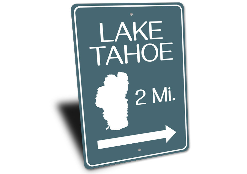Lake Tahoe Mileage Sign