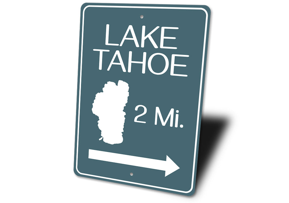 Lake Tahoe Mileage Sign