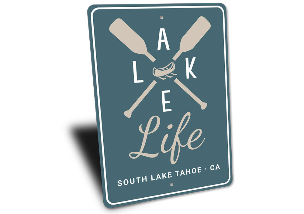 Lake Life Sign