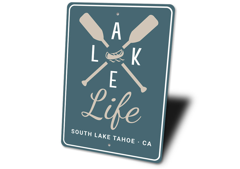 Lake Life Sign
