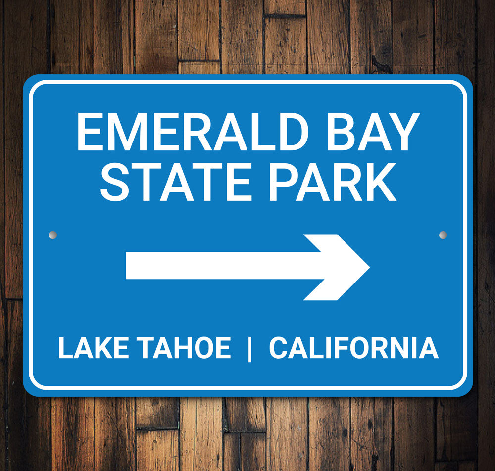 Emerald Bay State Park Sign