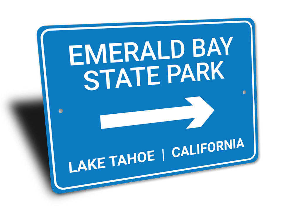 Emerald Bay State Park Sign