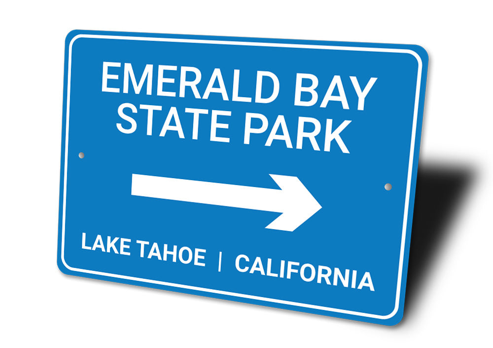 Emerald Bay State Park Sign