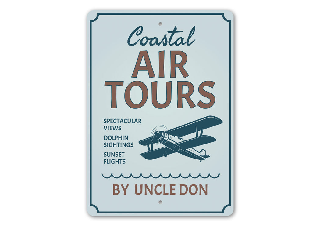 Coastal Air Tours Aviation Sign