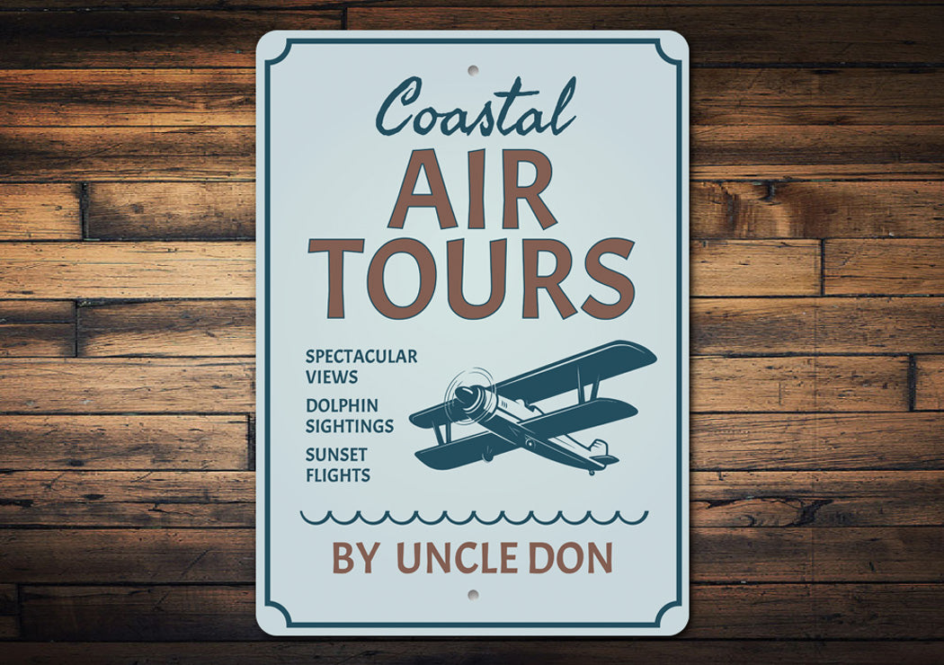 Coastal Air Tours Aviation Sign