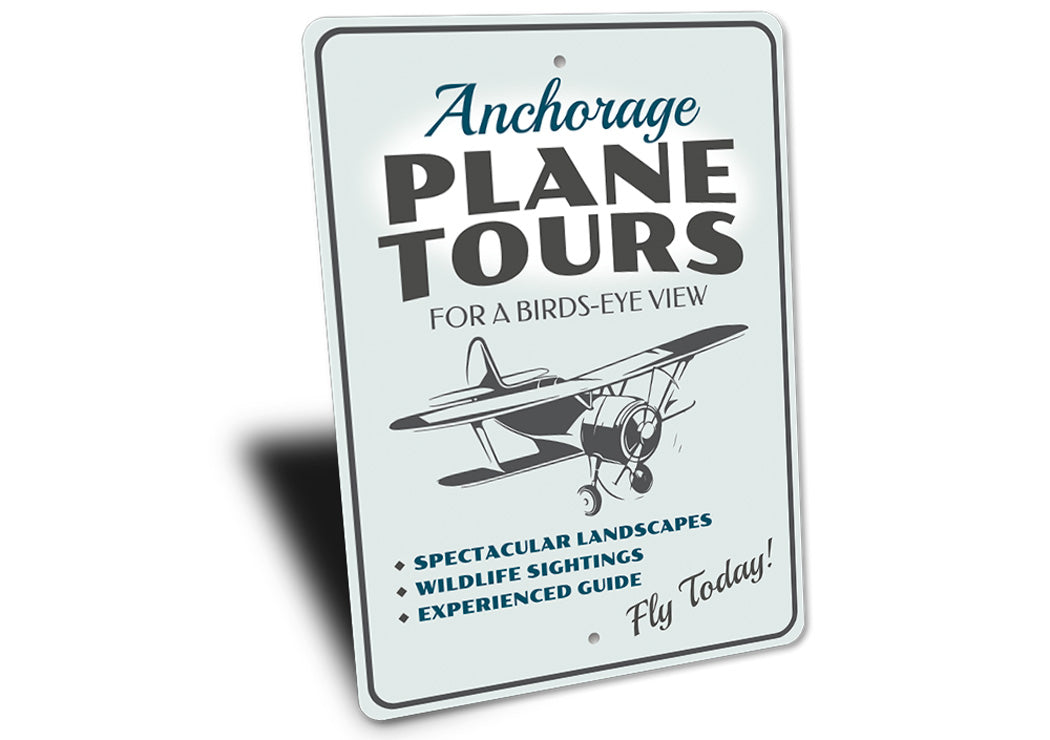 Plane Tours Plane Ride Sign