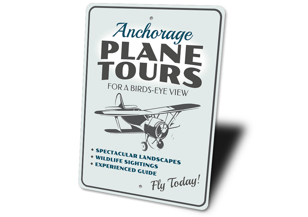 Plane Tours Plane Ride Sign