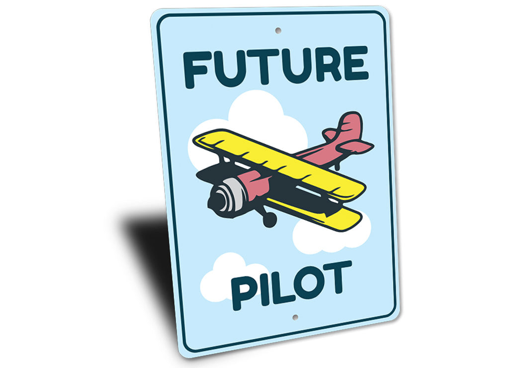 Future Pilot Kid's Room Sign