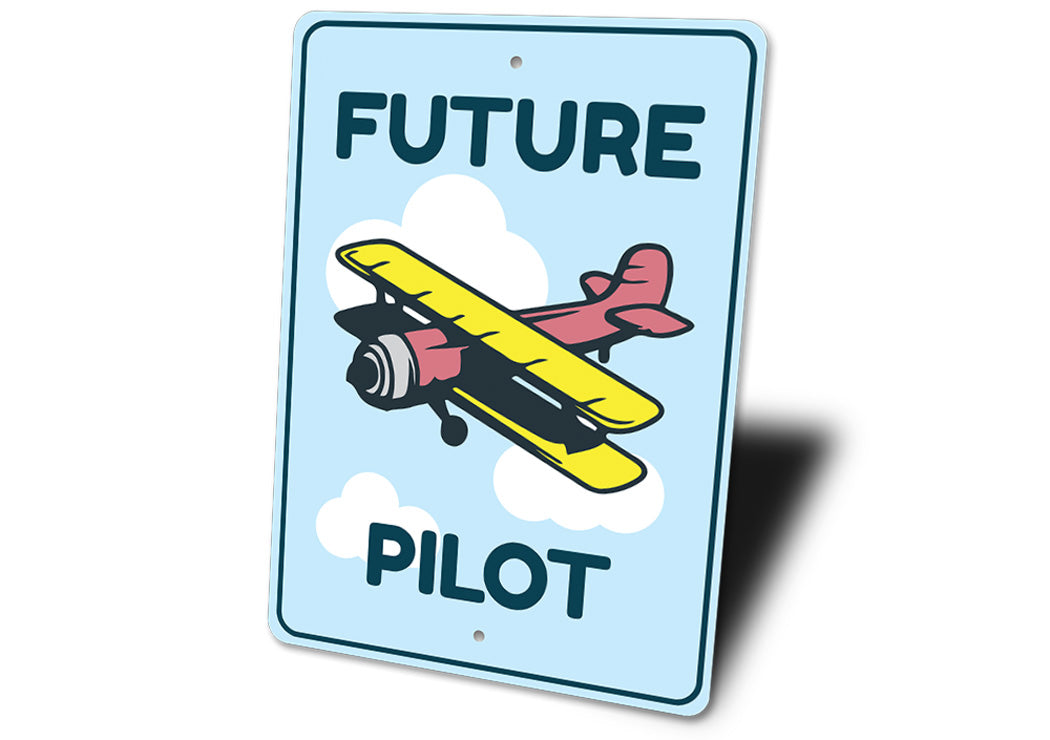 Future Pilot Kid's Room Sign