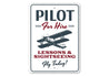 Pilot for Hire Aviation Sign