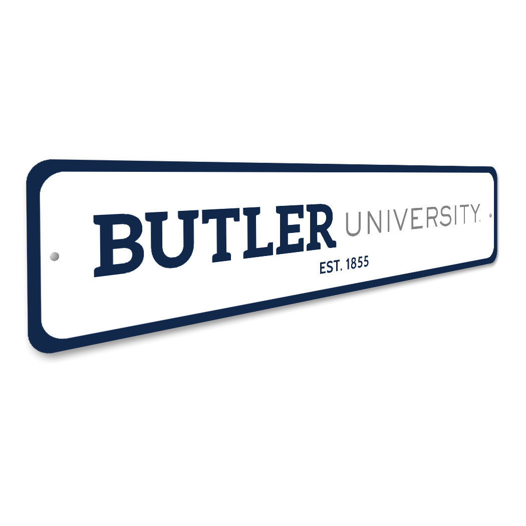 Butler University Bulldogs Est 1855 Sign