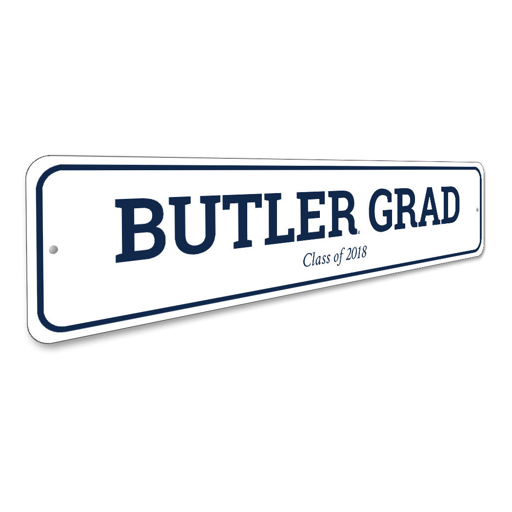 Butler Grad University Graduate Class Year Sign