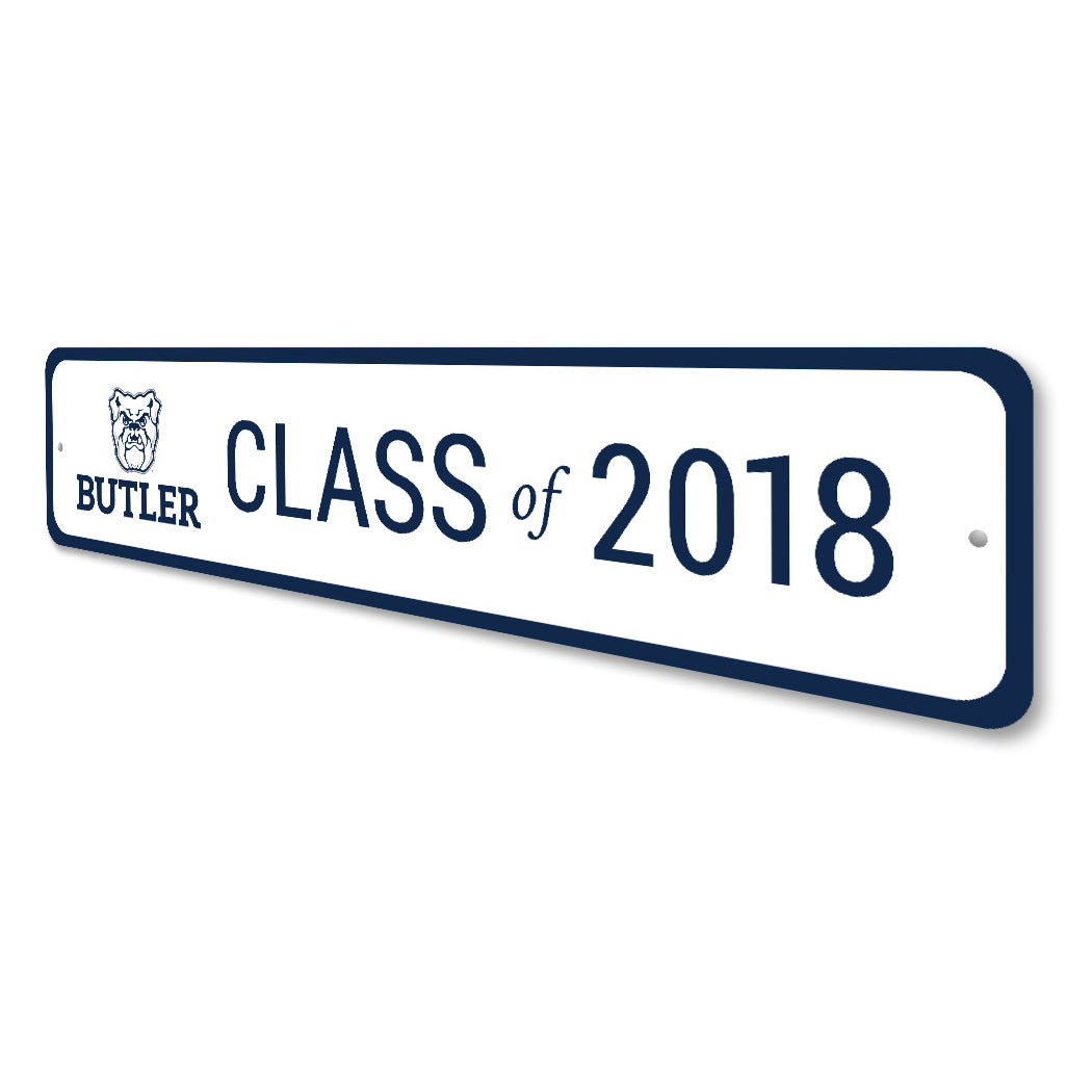 Butler University Class Year Sign