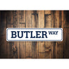 Butler Way Butler University Sign