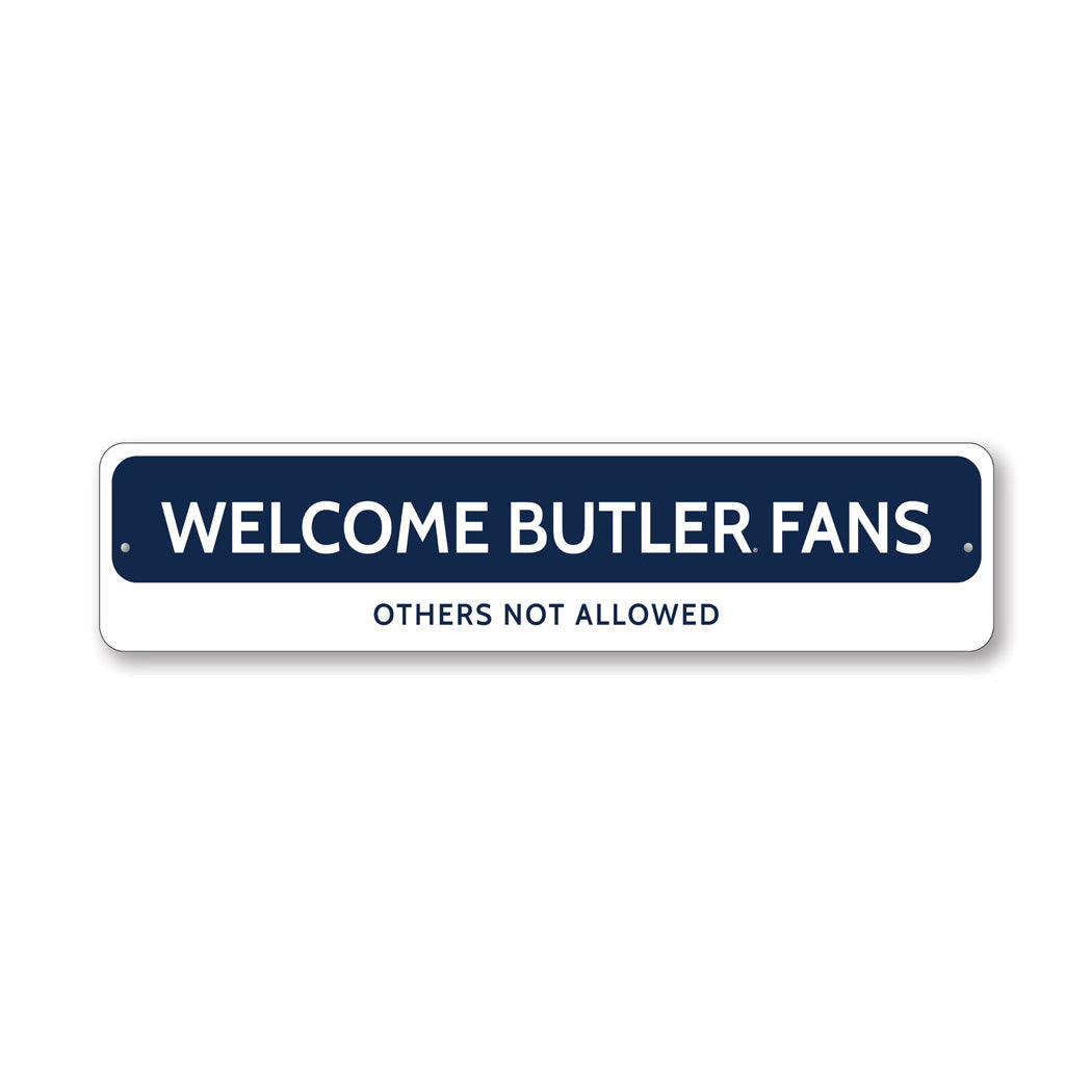 Welcome Butler Fans Butler University Bulldogs Sign