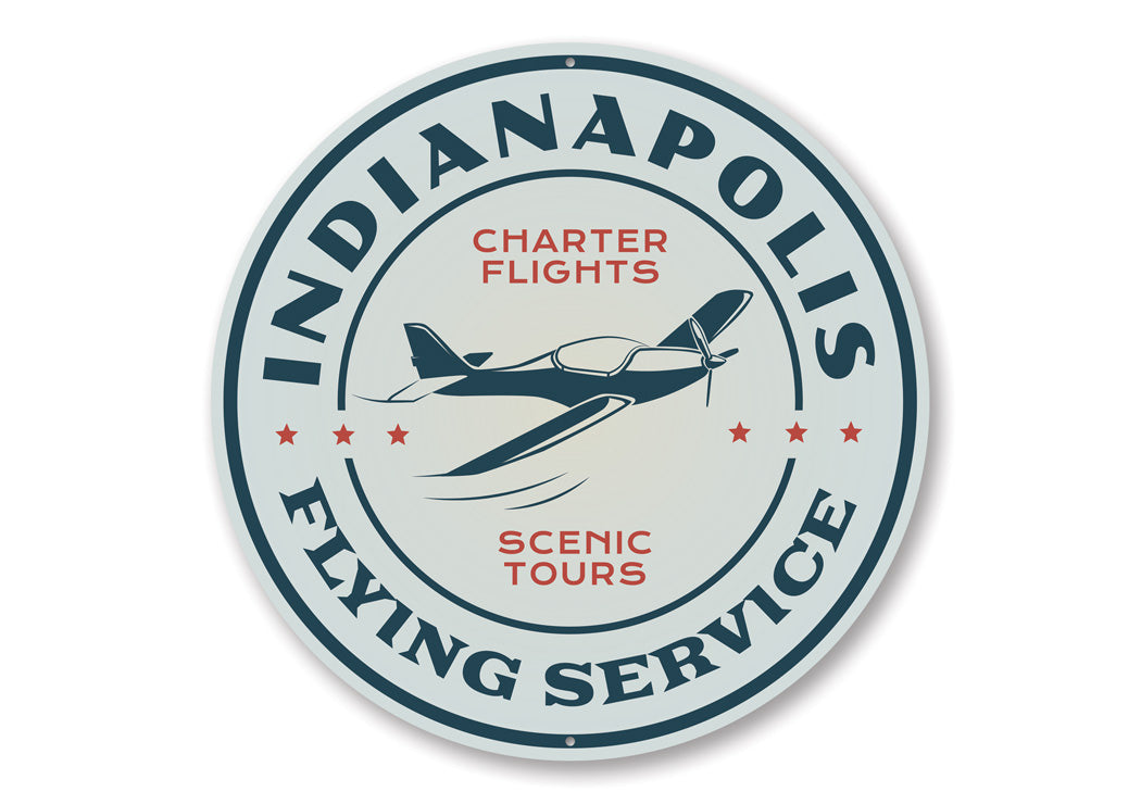 Indianapolis Flying Service Aviation Sign