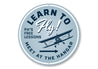 Learn to Fly Hangar Sign