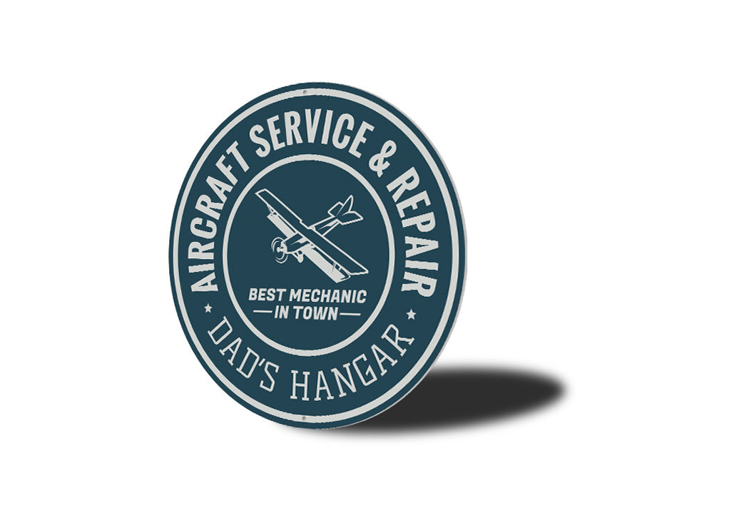 Aircraft Service and Repair Hangar Sign
