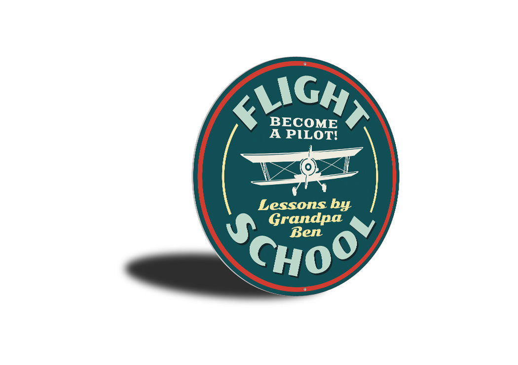 Flying Lessons Flight School Sign