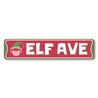 Elf Avenue Holiday Sign Aluminum Sign