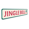 Jingle Bell Drive Holiday Sign Aluminum Sign