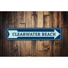 Beach Arrow Sign Aluminum Sign