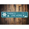 There's Snow Place Like Home Holiday Sign Aluminum Sign