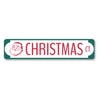 Santa Christmas Court Sign Aluminum Sign