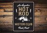 Hot Rod Motor Club Sign