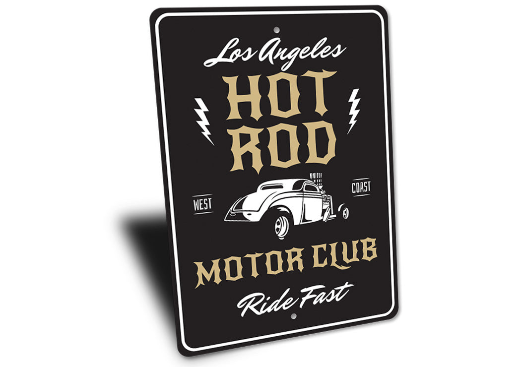 Hot Rod Motor Club Sign