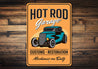 Mechanic on Duty Hot Rod Garage Sign