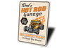 Hot Rod Garage Best Mechanic in Town Sign